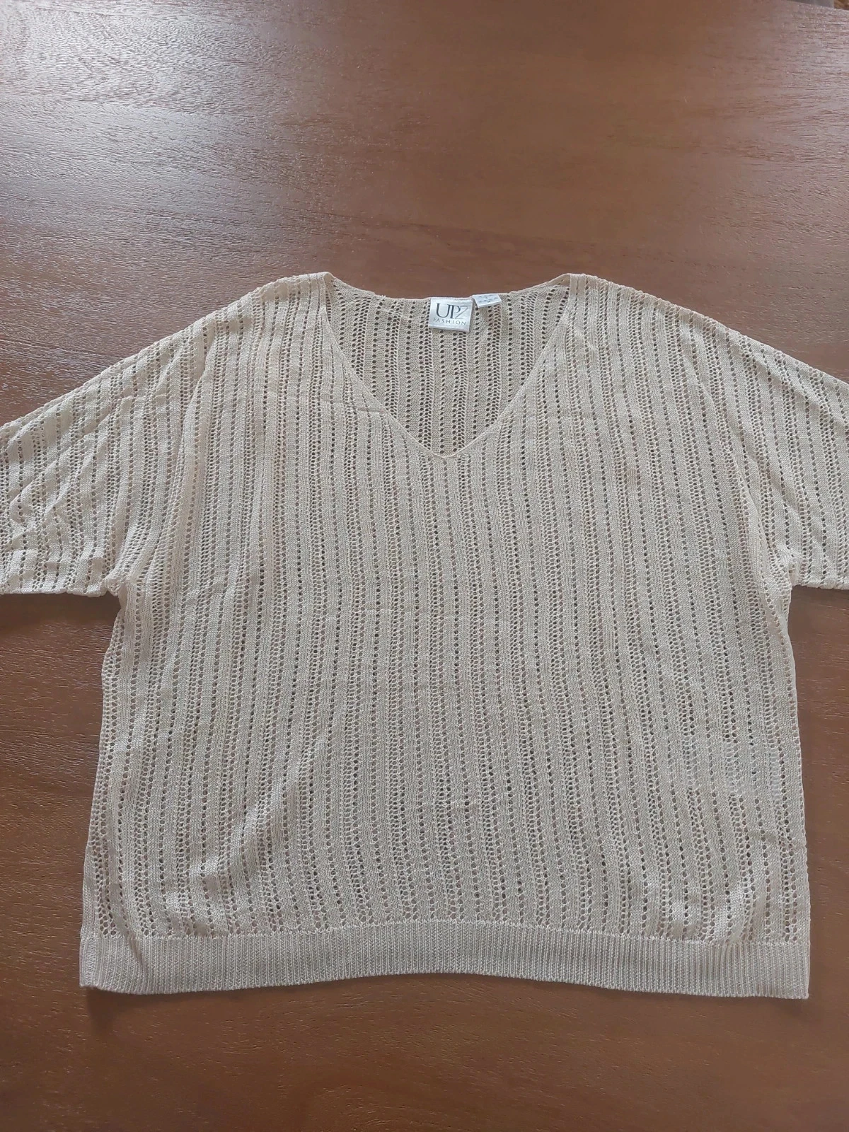 Joli petit pull tricot Up2 Fashion neuf M 🌸